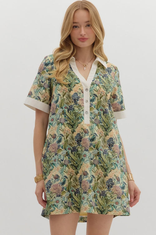 Greenhouse Floral Mini Dress