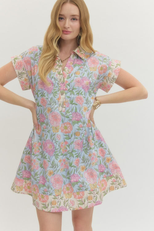 Spring Floral Dress