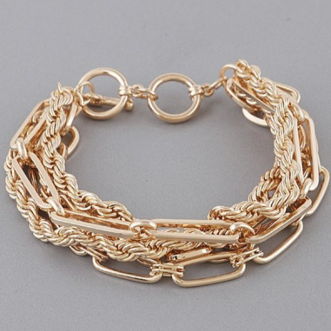 Rope Chain Toggle Bracelet